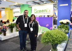 Juan Diego Restrepo and Laura Umaña of GreenEx. First time IFTF exhibitors looking to explore on te EU market.